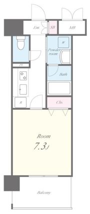 ボーベル玉造の間取り画像
