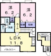 ペガサス弐番館の間取り画像