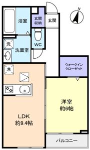カルム・アヴニールの間取り画像