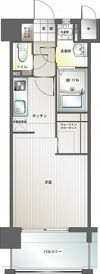 エンクレスト博多Ⅲの間取り画像