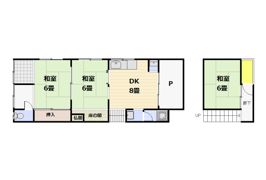 江波西戸建ての間取り画像