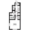 ワンリッチ金ヶ崎Aの間取り画像