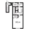 ワンリッチ金ヶ崎Aの間取り画像