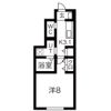 ワンリッチ金ヶ崎Bの間取り画像