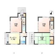 埼玉県狭山市戸建（東三ツ木）の間取り画像