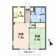 アップルハイツ桜水Bの間取り画像