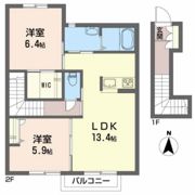 ノースフォレストBの間取り画像