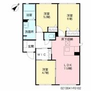 メゾン エクレール F棟の間取り画像
