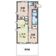 ケイズリンク加治屋Cの間取り画像