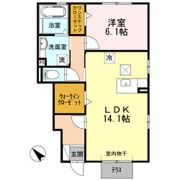ガーデンモール A棟の間取り画像