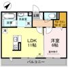 Le ciel (ﾙ ｼｴﾙ) Ⅰの間取り画像