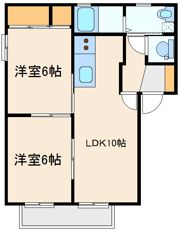 グランドール連取 Eの間取り画像