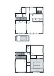 松伏 第1 戸建賃貸の間取り画像