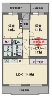 グリーングラスSの間取り画像