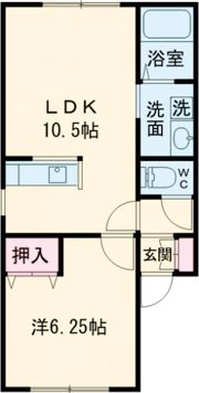 MS HIRO（マンションヒロ）の間取り画像