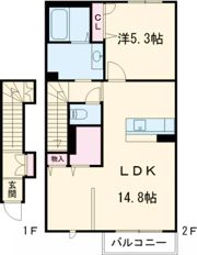 メゾン今中の間取り画像