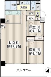グッドビュー川崎の間取り画像