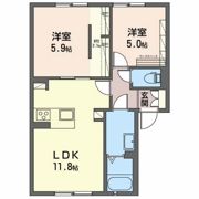 アウル Aの間取り画像
