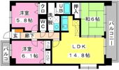ピオーネテラス空港南の間取り画像