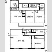 林島町・長縄一戸建の間取り画像