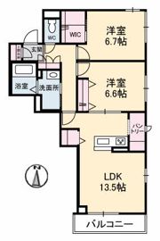 グレースセゾン 樹の間取り画像