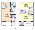 (仮称)足利市芳町テラスハウス Bの間取り画像