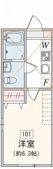アザーレ・パッシオ仙川の間取り画像