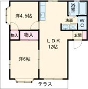 ベルメゾンⅡの間取り画像