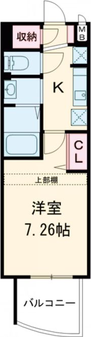 Luxe門真の間取り画像