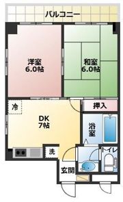 レジデンス松田の間取り画像