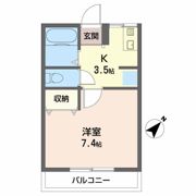ファミール石芝の間取り画像
