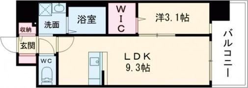D.Clareset MELDIA早良街道の間取り画像