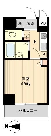 HF亀戸レジデンスの間取り画像
