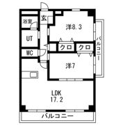 グレース篠木Ⅴの間取り画像