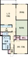 マンション北斗富岡Ⅱの間取り画像