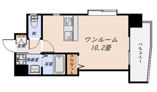 コスモガーデン鴨池の間取り画像