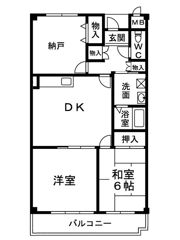 フレンテ大宮の間取り画像