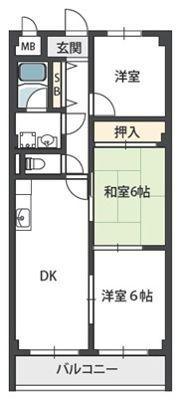 メゾン四季の間取り画像