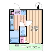 クリスタル南流山の間取り画像