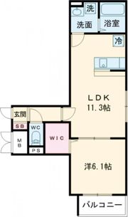 セイワパレス門真の間取り画像