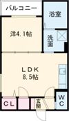 wealthy桜町の間取り画像