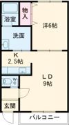 ハイツふきのとうNo.7の間取り画像