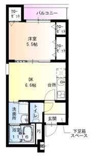 フジパレス高石駅北Ⅴ番館の間取り画像