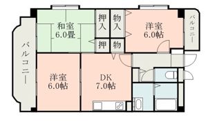 グランディール21の間取り画像
