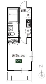 プレジール生麦の間取り画像