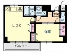 ハミングコートの間取り画像