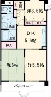 プラザ兵庫の間取り画像