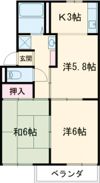 サニーヒル松ノ木Bの間取り画像