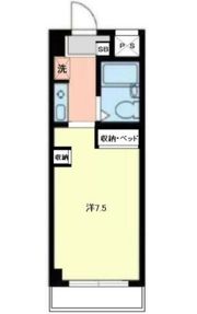 ラヴィエ新宿の間取り画像