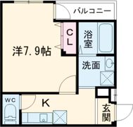 フジパレス俊徳道Ⅲ番館の間取り画像